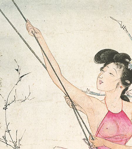 湘乡-胡也佛的仕女画和最知名的金瓶梅秘戏图